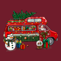 Christmas Santa Claus With Retro Van Zipper Hoodie | Teevron