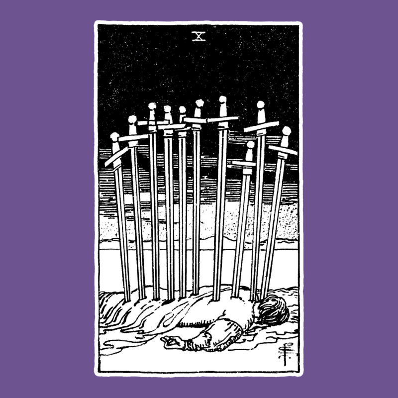Ten Of Swords   X Of Swords   Tarot Card   Major Arcana   Fortune Tell Vintage Tee by tuanDangUi | Teevron