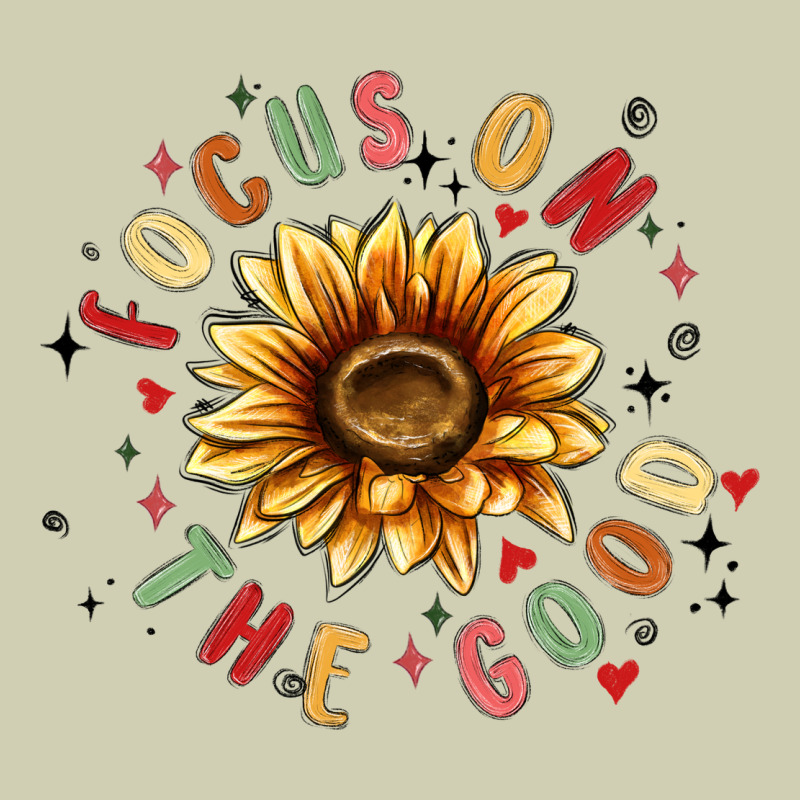 Focus On The Good Heavy Core Tee by MaliasSmallBusiness | Teevron
