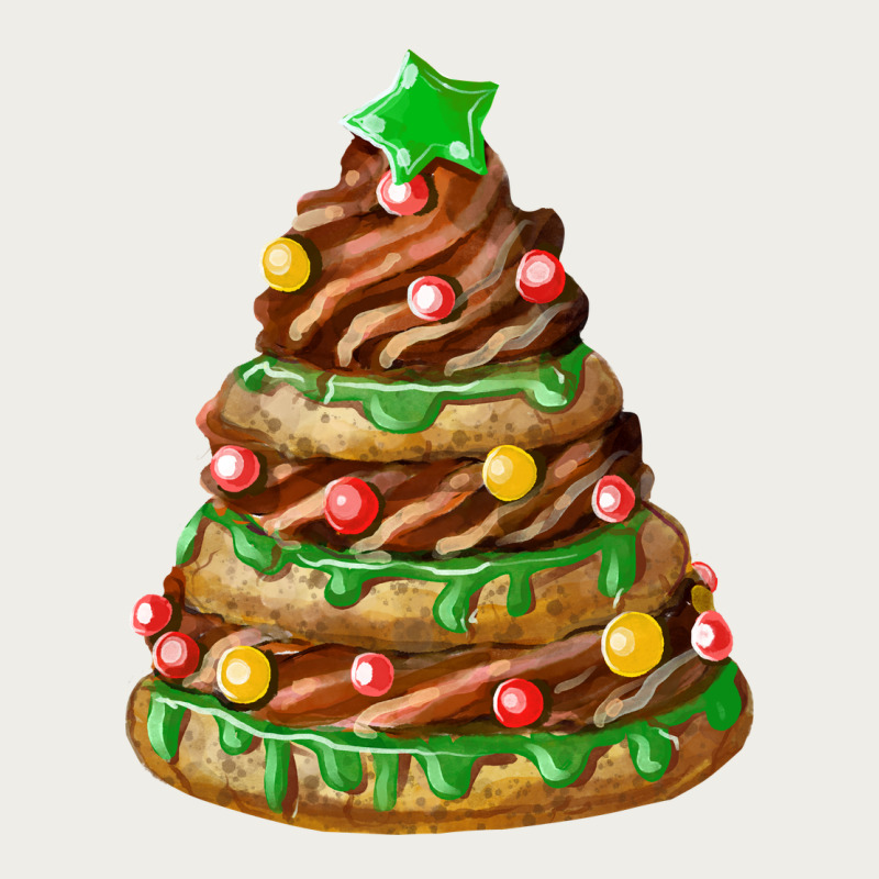 Chocolate Christmas Cookie Cake Zipper Hoodie by FaDigitalArtStudio | Teevron
