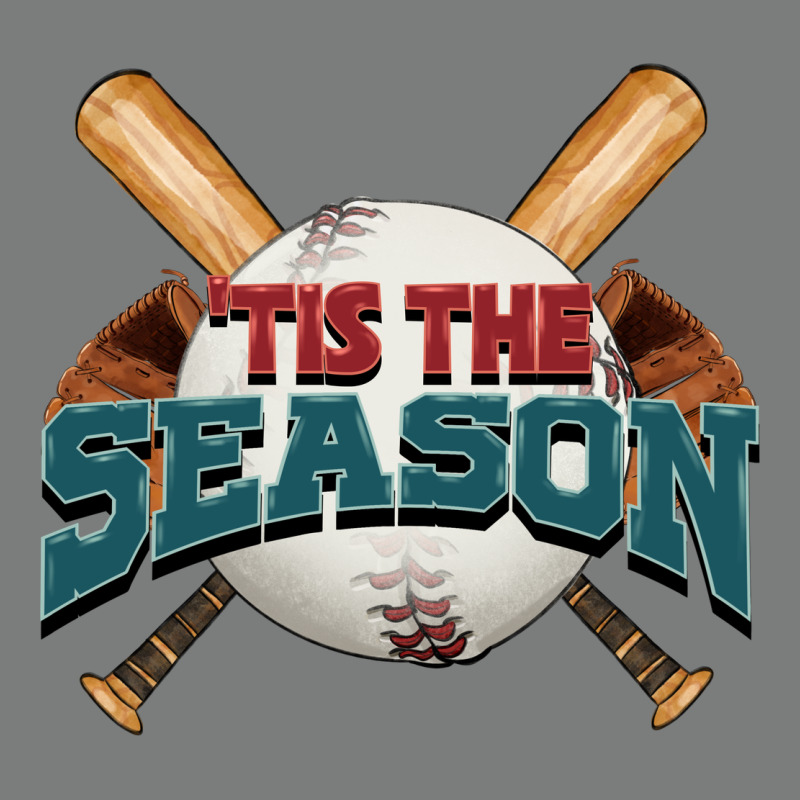 'tis The Season Baseball Premium Hoodie by FaDigitalArtStudio | Teevron