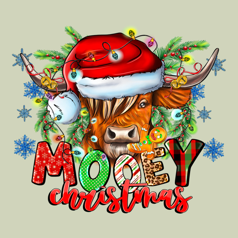 Mooey Christmas Heavyweight Hoodie by CowhideDigitalArt | Teevron