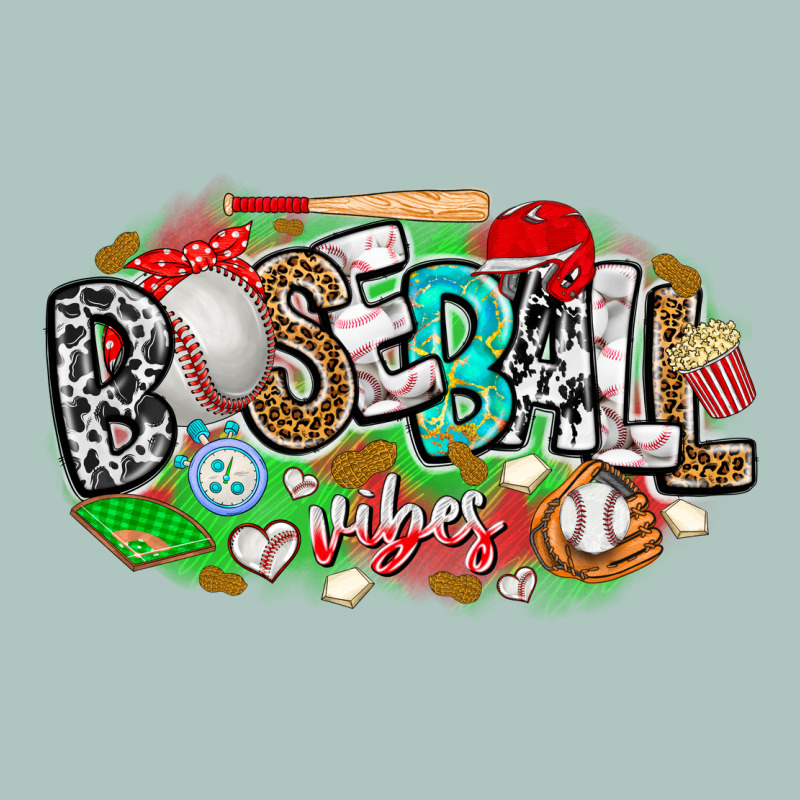 Baseball Vibes Premium Sweatshirt by CowhideDigitalArt | Teevron