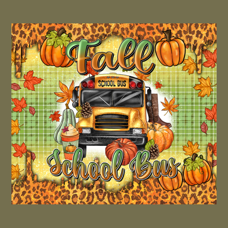Fall School Bus Vintage Hoodie by texasbilliewilder | Teevron