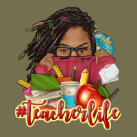 Afro Woman Teacher Life Vintage Hoodie | Teevron