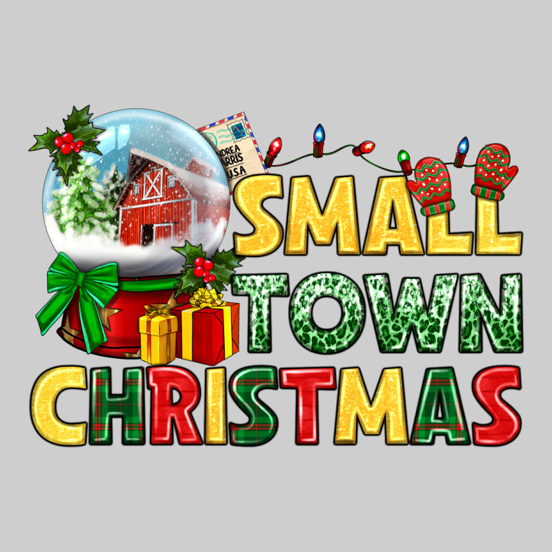 Small Town Christmas Premium Tee by NancyCooperArtShop | Teevron