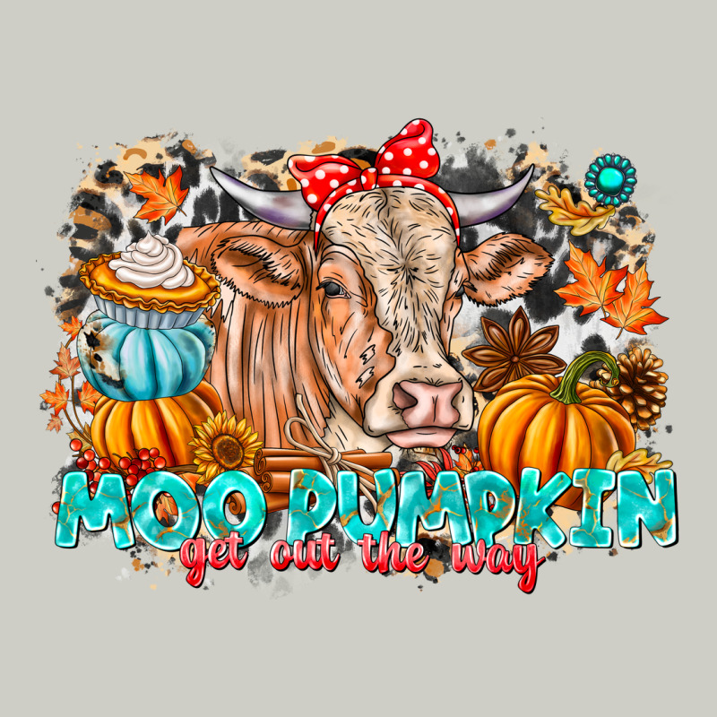 Moo Pumpkin Get Out The Way Heavyweight Hoodie by CowhideDigitalArt | Teevron