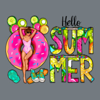 Hello Summer Donut Girl Heavyweight Sweatshirt | Teevron