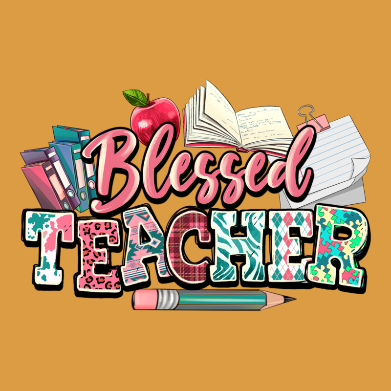 Blessed Teacher School Urban Heavy Tee by NancyCooperArtShop | Teevron