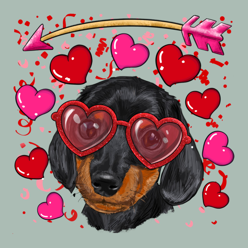 Valentine's Day  Dachshund Puppy Classic Tee by RanaPortraitStore | Teevron