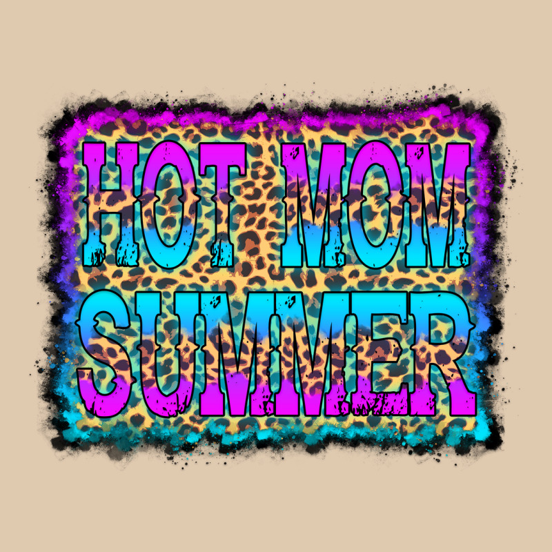 Hot Mom Summer Leopard Heavyweight Sweatshirt by CowCowDesign | Teevron