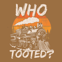 Who Tooted Funny Train Lovers And Railroad Retro Vintage Vintage Tee | Teevron