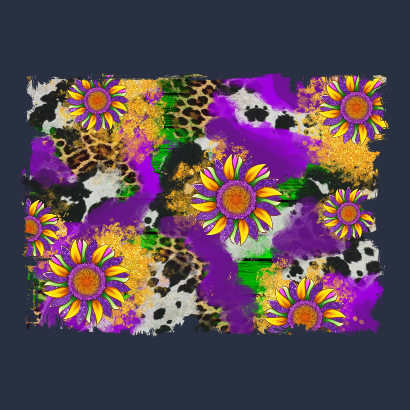 Mardi Gras Sunflower Cowhide Leopard And Glitter Background Urban Hoodie by Artiststas | Teevron