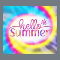 Hello Summer Tie Dye Tumbler Heavyweight Sweatshirt | Teevron