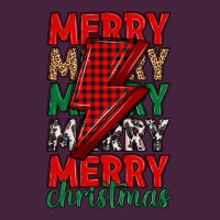 Merry Christmas Lightning Bolt Premium Tee | Teevron