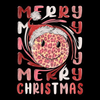 Merry Christmas Smiling Face Heavy Core Tee | Teevron