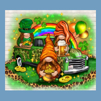 St Patricks Day Gnomies With Truck Urban Heavy Tee | Teevron