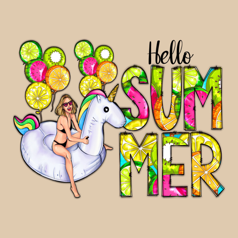Hello Summer Unicorn Heavyweight Sweatshirt by CowCowDesign | Teevron