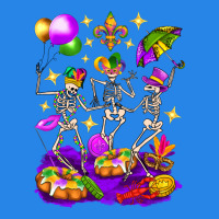 Mardi Gras Skeletons Premium Hoodie | Teevron