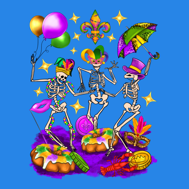 Mardi Gras Skeletons Premium Hoodie by BundleAndBundleShop | Teevron