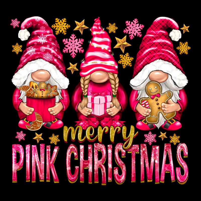 Merry Pink Christmas Gnomes Premium Tee by NancyCooperArtShop | Teevron
