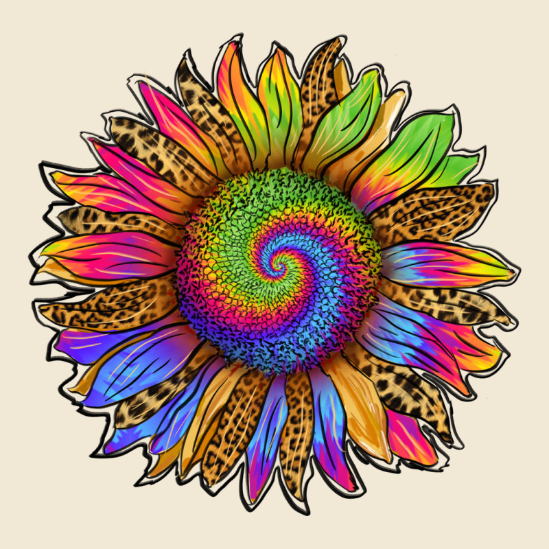 Tie Dye Sunflower Ladies Tee by RanaPortraitStore | Teevron