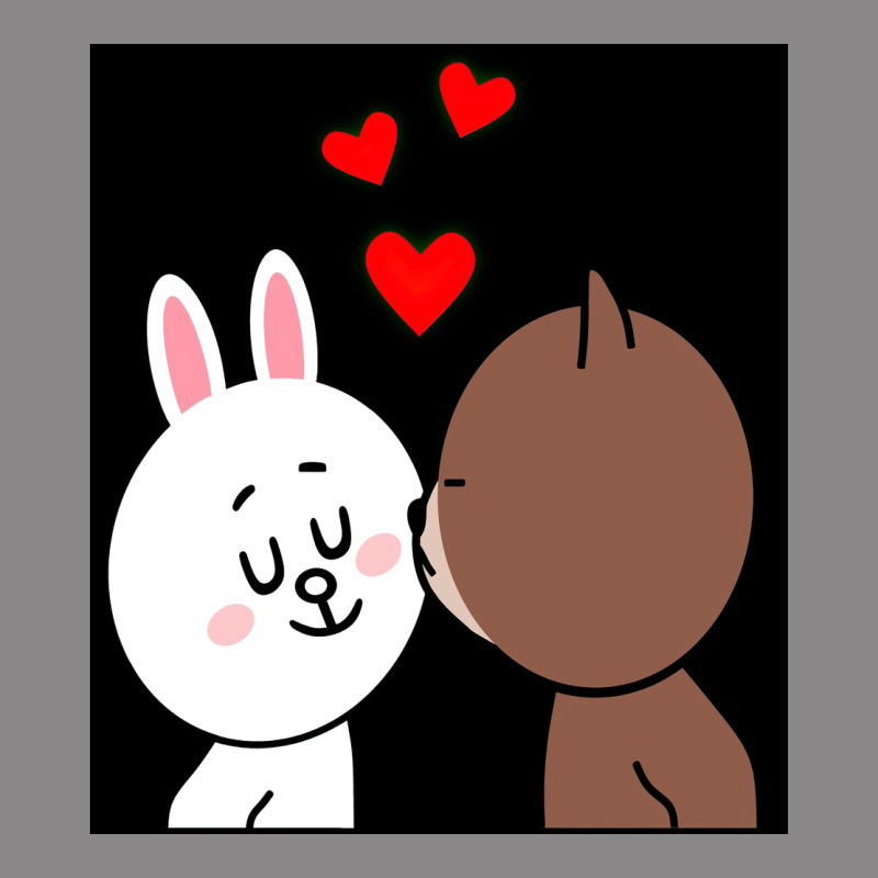 Brown Bear Cony Bunny Rabbit The Kiss Vintage Tee by tuanDangUi | Teevron