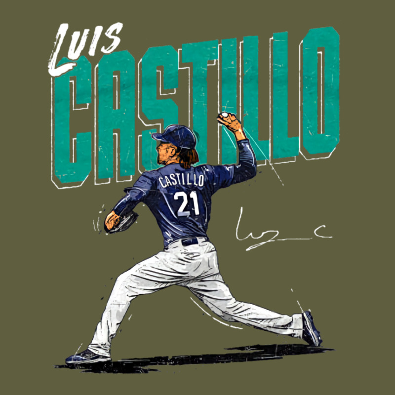 Luis Castillo Seattle Baseball Vintage Tee by tuanDangUi | Teevron