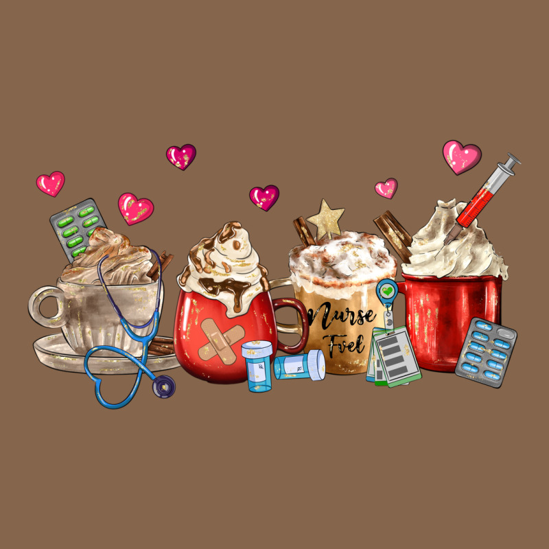 Nurse Coffee Cups Premium Tee by MaliasSmallBusiness | Teevron