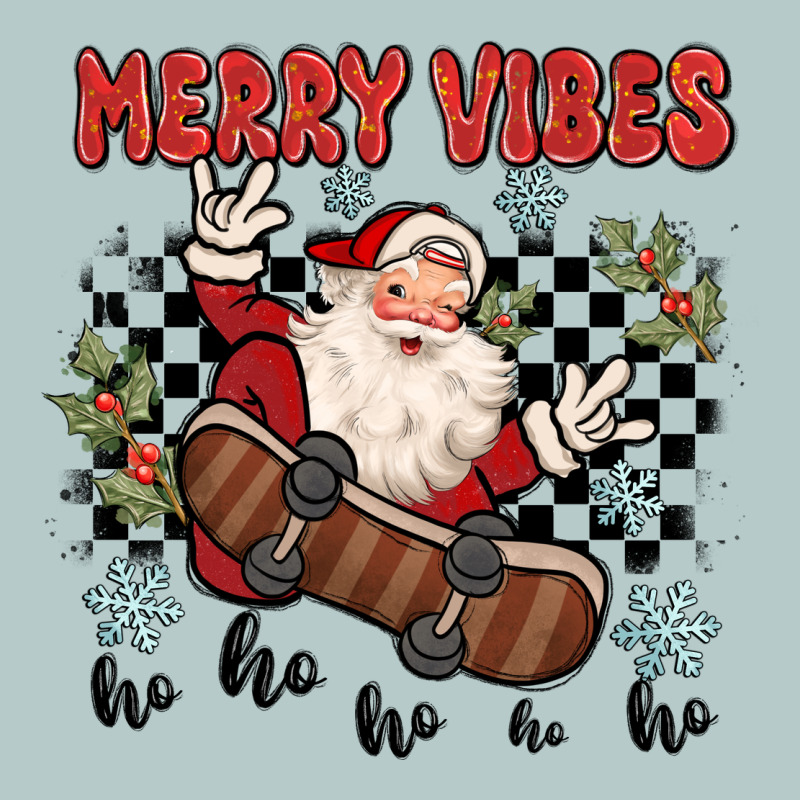 Merry Vibes Ho Ho Ho Heavy Core Tee by MaliasSmallBusiness | Teevron