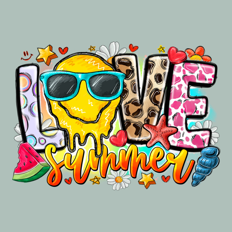 Love Summer Heavyweight Hoodie by CowhideDigitalArt | Teevron