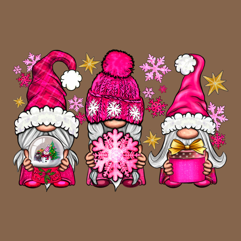 Pink Christmas Winter Gnomes Premium Tee by NancyCooperArtShop | Teevron