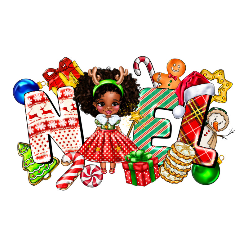 Noel Afro Girl Baby Heavyweight Hoodie by CowhideDigitalArt | Teevron