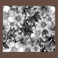 Black And White Floral Long Sleeve Tee | Teevron