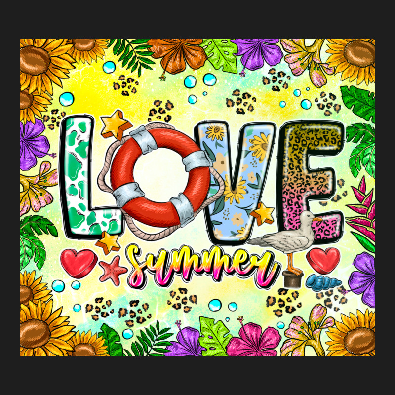 Love Summer Heavyweight Hoodie by CowhideDigitalArt | Teevron