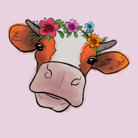 Cow With Flowers Classic Tee | Teevron