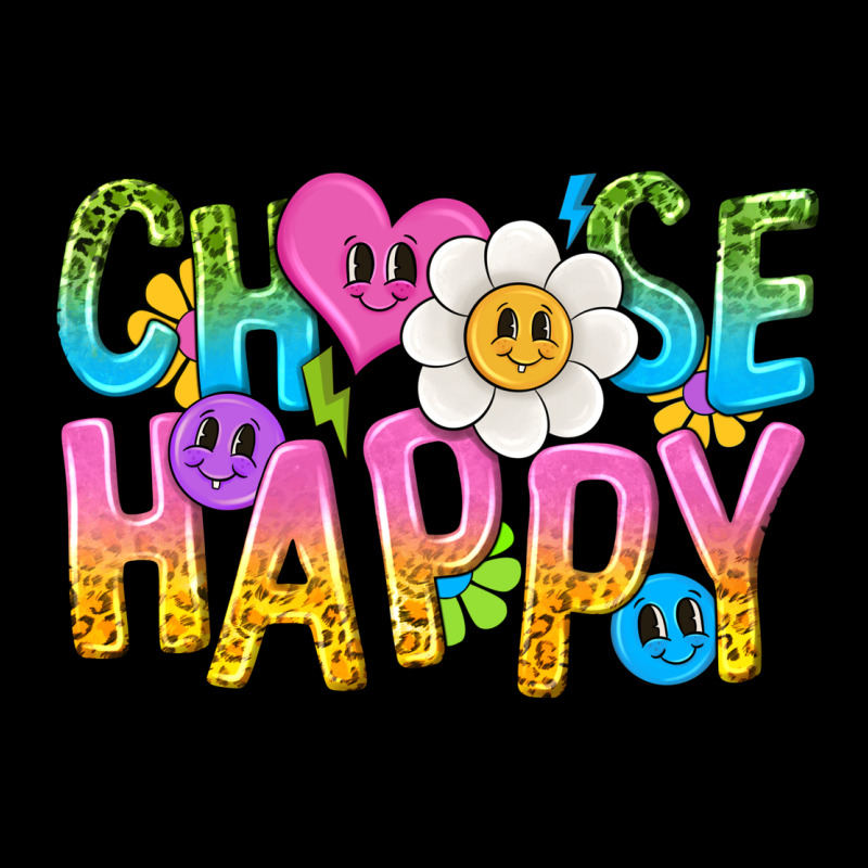 Choose Happy With Smile Heavy Core Tee by NancyCooperArtShop | Teevron