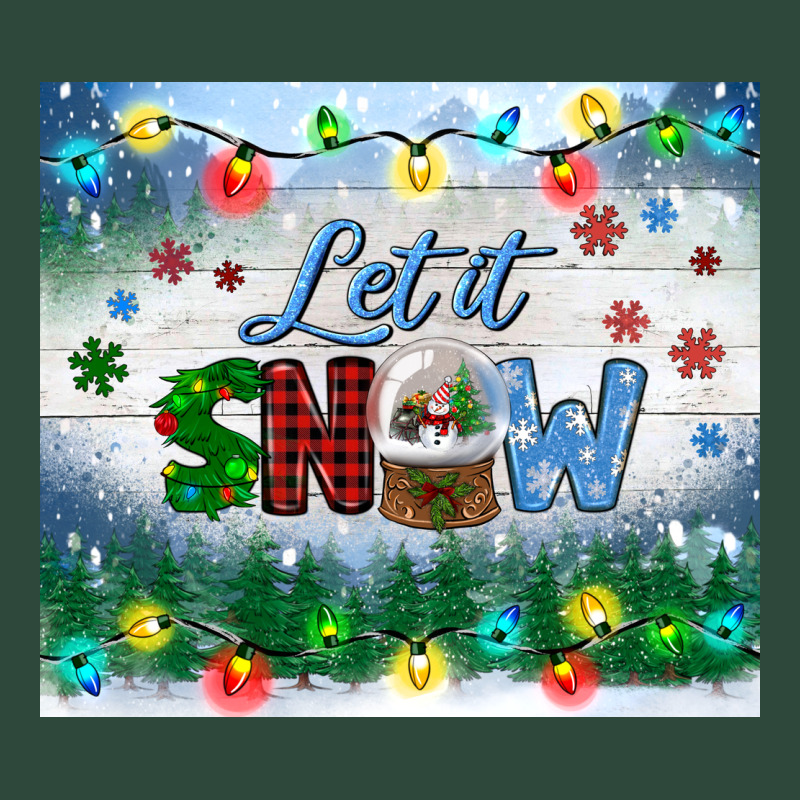 Let It Snow Tumbler Zipper Hoodie by BundleAndBundleShop | Teevron
