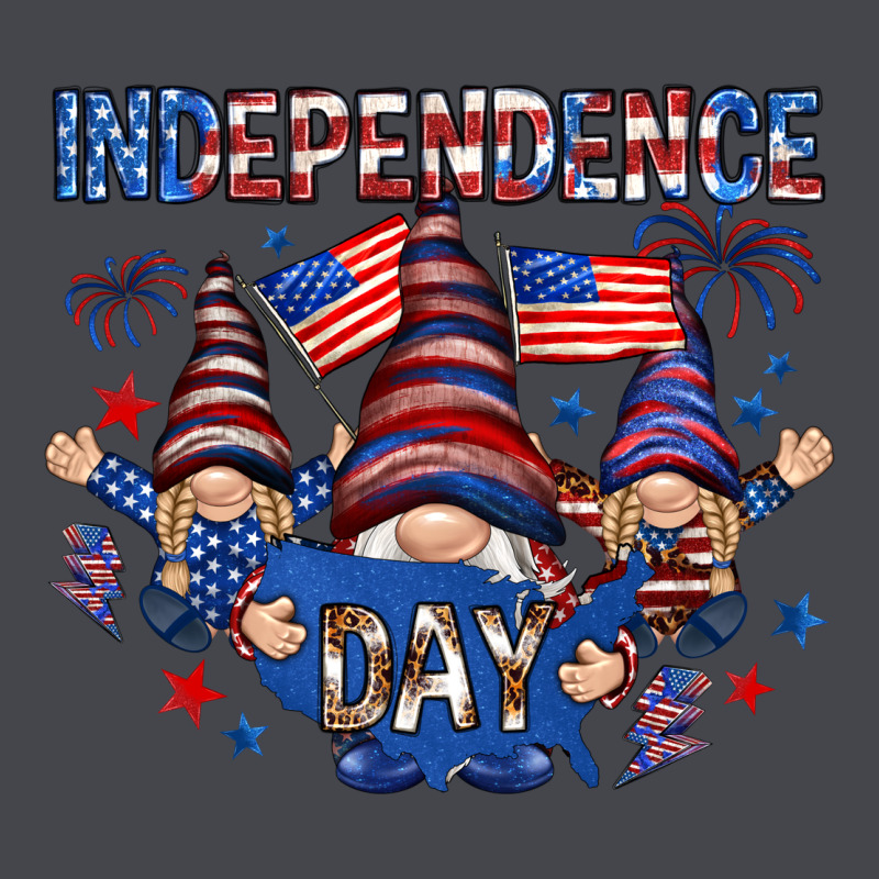 Independence Day With Gnomies Long Sleeve Tee by HowdyJamesFarm | Teevron