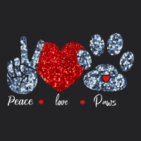 Peace Love Paws Vintage Tee | Teevron