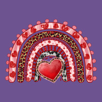Valentines Day Rainbow With Heart Vintage Tee | Teevron