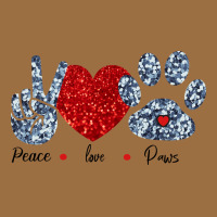 Peace Love Paws Vintage Tee | Teevron