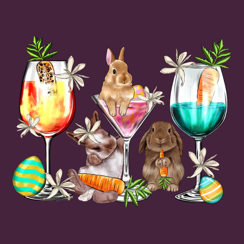 Easter Wine Glasses Easter Day Long Sleeve Tee by HowdyJamesFarm | Teevron
