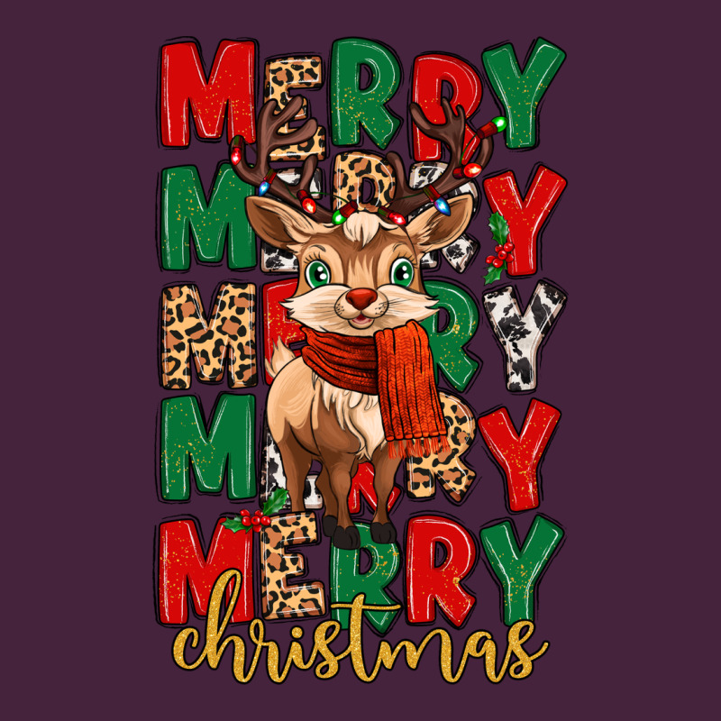 Merry Christmas Reindeer Premium Tee by MaliasSmallBusiness | Teevron