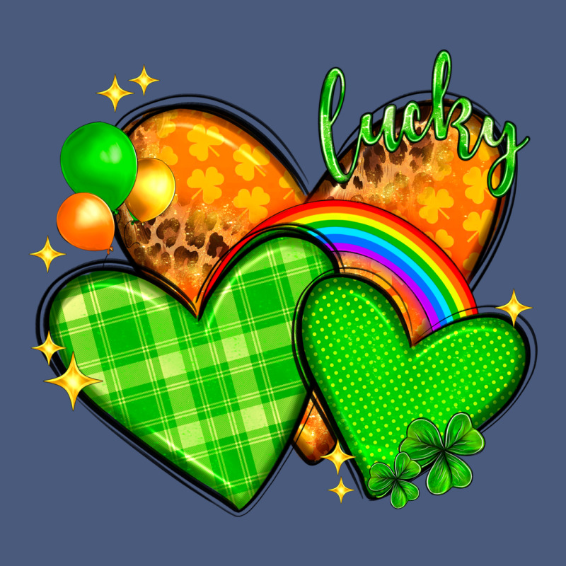 St Patricks Day Hearts Png Vintage Hoodie by NancyCooperArtShop | Teevron