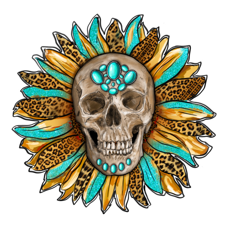Sunflower With Skull Ladies Tee by RanaPortraitStore | Teevron