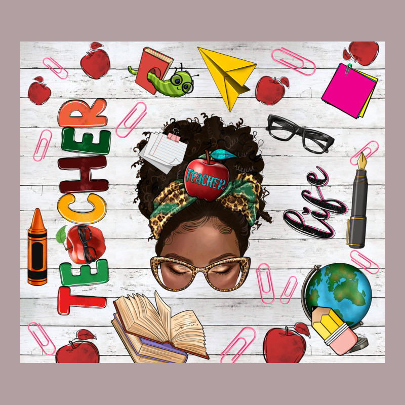 Afro Teacher Life Vintage Hoodie by NancyCooperArtShop | Teevron