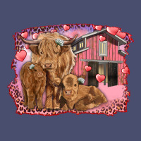 Valentines Day Mama Cow And Baby Cows Vintage Tee | Teevron