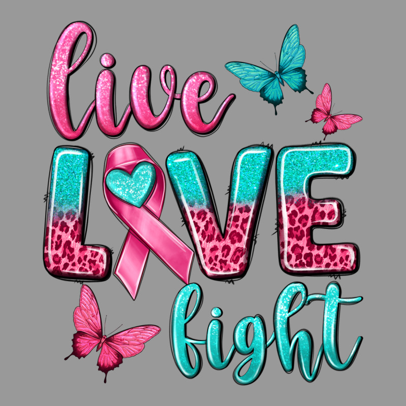 Live Love Fight Breast Cancer Vintage Hoodie by texasbilliewilder | Teevron