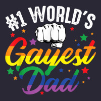 1 Worlds Gayest Dad Funny Fathers Day Lgbt Pride R Vintage Tee | Teevron